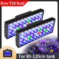 PopBloom T30 Vollspektrum Aquarium Beleuchtung LED Lampe für Reef Marine SPS LPS