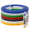 CAT 6 Patchkabel Netzwerkkabel Flachkabel Ethernet LAN Internet Kabel 0,25m- 15m