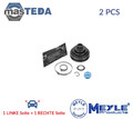 100 498 0091/SK ACHSMANSCHETTE ANTRIEBSWELLE MEYLE 2PCS FÜR AUDI A6,A4,A8,C5,B6