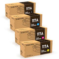 4x XXL 117A Toner für HP 117A W2070A Color Laser MFP 178NWG 179FNG 179FWG 150NW