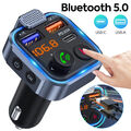 2024 Bluetooth V5.0 FM Transmitter Auto Freisprecheinrichtung mit 2 USB-Ports 