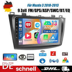 1G+32G Android 13.0 Carplay Autoradio Für Mazda 3 BL 2010-2013 GPS Navi WIFI ASP