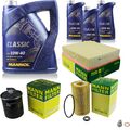 MANN-FILTER Inspektionspaket 8 L MANNOL Classic 10W-40 für Mercedes Sprinter 3-T