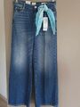 Damen Jeans GUESS Sexi Palazzo Mid in Blau,Gr 27/32,Neu