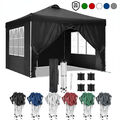 Anti-UV 3x3m Partyzelt Pavillon Gartenzelt Gartenpavillon Festzelt 4 Seitenteile