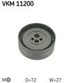 SKF Spannrolle Zahnriemen VKM 11200 für AUDI 72mm 80 B4 Avant 8C5 A6 C4 4A2 B3