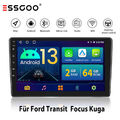 Autoradio Android 13 Für Ford Focus Transit MK7 C/S-Max 64G Carplay GPS Navi RDS