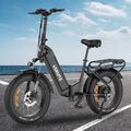 Eskute E Bike 20" 4,0 Fatbike Elektrofahrrad E-Fahrrad klapprad 350W 7 Gängen