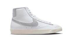 Nike Blazer '77 Essential Mid White Metallic Silver W | EU 40.5 US 9W | NEU