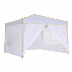 Falt Pavillon 3x3m/3x4,5m/3x6m Gartenpavillon Wasserdicht Partyzelt Sonnenschutz