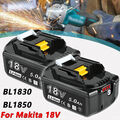 2x 18V/5,0Ah für Makita Akku BL1860B 194230-4 BL1850 BL1855 BL1840 BL1830 LED