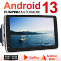 Pumpkin 10.1"Android 13 Autoradio GPS Navi 4GB 64GB Doppel DIN Bluetooth USB DAB