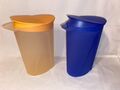 2x TUPPERWARE Junge Welle Kanne 3216A-2 / 3216A-4, Saftkanne Milchkanne, 1 Liter