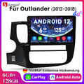 Android 12 Autoradio Für Mitsubishi Outlander 2012-2018 GPS Navi 6+128G Carplay