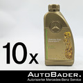 10x 1 Liter Original Mercedes-Benz PKW-Synthetic Motoröl MB 229.71 - Low SPAsh