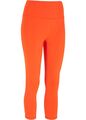 Leggings mit Ocean Bound Plastic 3/4-Länge Gr. 48/50 Orange Damenhose R-Ware Neu