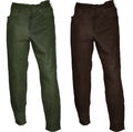 Stiefelhose Lederhose Jagdhose Outdoorhose Lederstiefelhose  oliv + braun