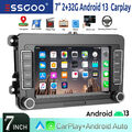 7'' Autoradio Android 13  Navigationsgerät Für VW Golf 5 6 Passat B6 Polo Touran