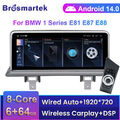 10,25'' Android 14 Autoradio CarPlay 64GB DSP iDrive für BMW 1er E81 E82 E87 E88