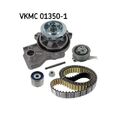 1x Wasserpumpe + Zahnriemensatz SKF VKMC 01350-1 passend für AUDI FORD MAN VW