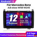 9" Android12 Autoradio Carplay 2+32G Für Benz A/B Klasse W169 W245 W639 GPS NAVI