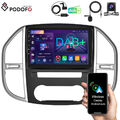 DAB+ Für Mercedes Benz Vito 3 2014-20 Autoradio Android 12 GPS Navi Carplay 32GB