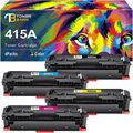 1-5 XL TONER für HP 415A LaserJet Pro M454 dn dw MFP M479 dw fdn fdw fnw no chip