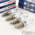 4x BOSCH 0242240619 Zündkerzen Doppelplatin für Mercedes W203 W204 W220 W211 