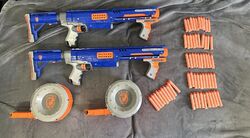 Nerf Gun N-Strike Raider CS-35 mit Trommelmagazin  - 2 Stück!