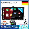 DAB+ 9" Autoradio Android 12 Carplay GPS Navi Für VW Golf 5 6 Passat Polo