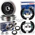 BREMSTROMMELN 200mm ABS-RING+BOSCH BACKEN passend für OPEL CORSA C TIGRA TwinTop