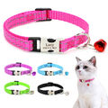 Reflektierend Nylon Hundehalsband Personalisiert Katzenhalsband mit Namen Gravur