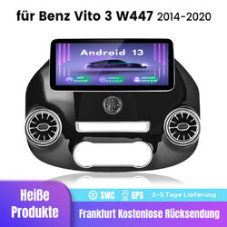 Android13 Für Benz Vito W447 14-2020 12.3" Autoradio GPS Navi WIFI 4G SWC 6+128G