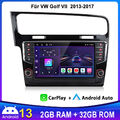 Für VW Golf VII 2013-17 Carplay Android13 Autoradio GPS NAVI BT WIFI RDS DAB 32G