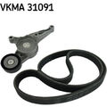 SKF VKMA 31091 Keilrippenriemensatz für VW SEAT CADDY SHARAN TRANSPORTER 7M8