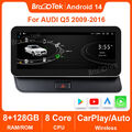 Für Audi Q5 10.25" 8 Kern 8+128G CarPlay Stereo Android Auto Car Radio GPS Navi 