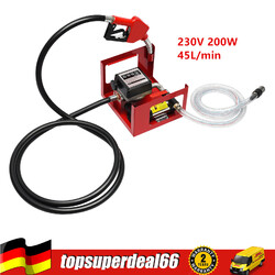 230V Dieselpumpe Bio Heizölpumpe Selbstansaugend Ölpumpe Automatik Pistole