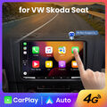 Android 13 8 Kern 4+64GB Autoradio Navi CarPlay Für VW Skoda Seat Eonon VWA12S