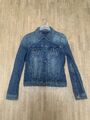 Tommy Hilfiger Damen Jeansjacke Gr. 8 (38?) mittel-blau - tailliert top Zustand