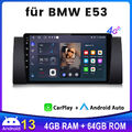 Für BMW 5er E39 X5 E53 M5 Android13 Autoradio GPS NAV CarPlay WIFI BT SWC 8-Kern