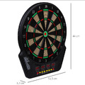 HOMCOM Elektronische Dartscheibe Dartboard Dart-Set mit LED Anzeige