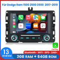 Für Dodge RAM 1500 2500 3500 Autoradio GPS Carplay Navi Android13 WIFI DAB+ 64GB