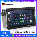 Für VW Polo 9n Golf Transporter IV Carplay Autoradio Android 13 GPS NAVI BT DAB+