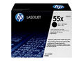 HP 55 X Schwarz Original LaserJet Toner-Kartusche mit hoher Reichweite CE255X