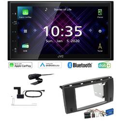 JVC Autoradio Apple CarPlay Android  DAB+ für Mercedes Benz R-Klasse inkl Canbus