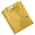 Lacoste Herren Rundhalsausschnitt Baumwolle normale Passform T-Shirt_Gelb