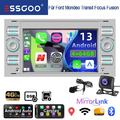 4+64G Autoradio Für Ford Focus II C/S-MAX Fusion Android13 Carplay GPS AM 4G Kam