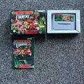 SNES Super Nintendo Donkey Kong Country in OVP mit Anleitung NOE PAL Spiel