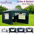 Pavillon 3x3/3x4/3x6m Wasserdicht Eventzelt Party Gartenzelt UV-Schutz Pavillon