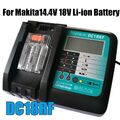 Für Makita Ladegerät DC18RF C Akku Schnellladegerät 18V Li-Ion 14,4-18V 2024